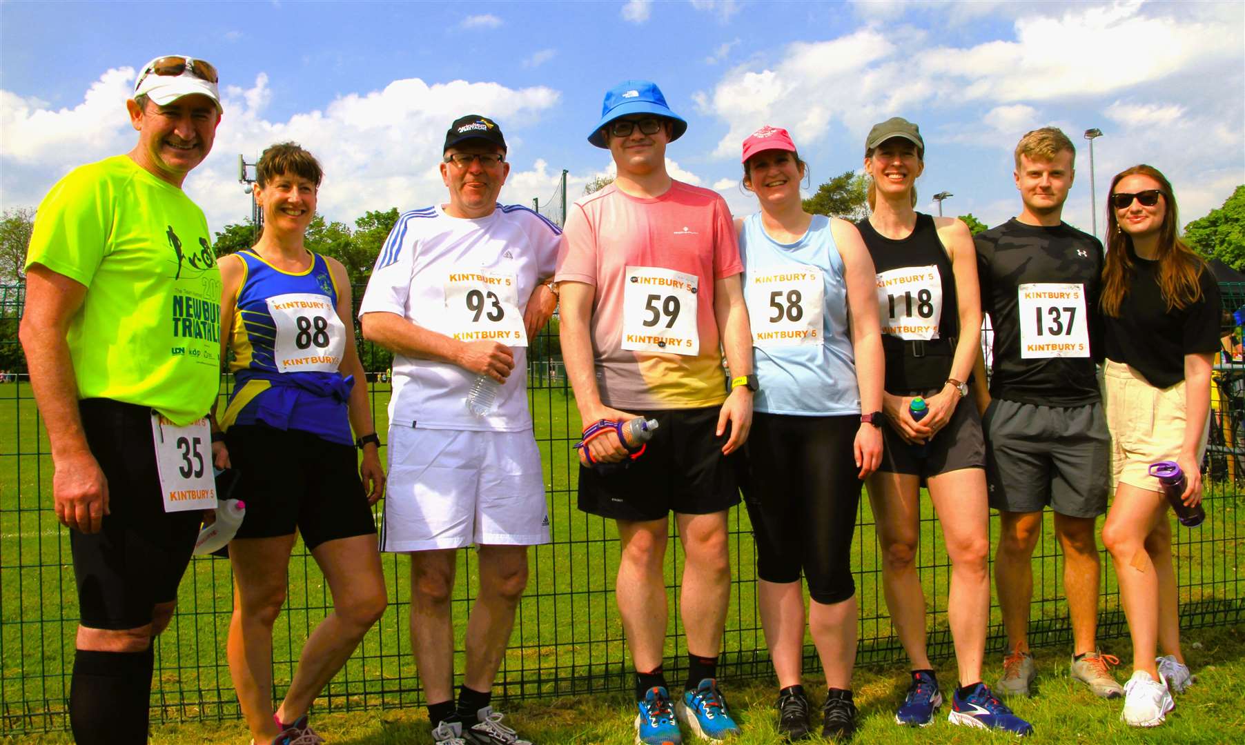 Around 300 runners took part in this year's Kintbury 5, credit: Christopher Culley