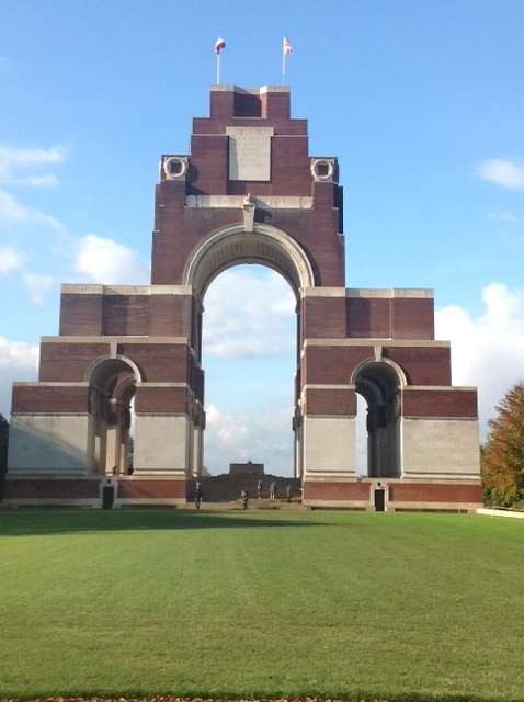 The Edward Lutyens Memorial at Thiepval
