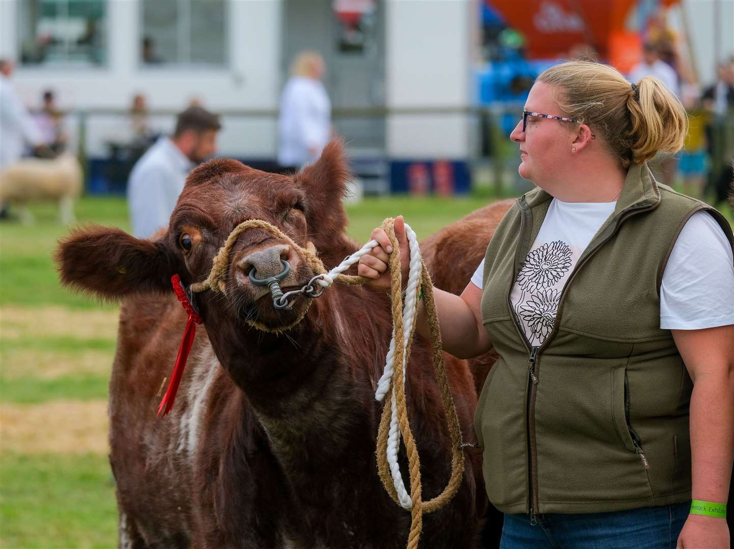 Several farmers were glad to see the return of the Newbury Show after three years off