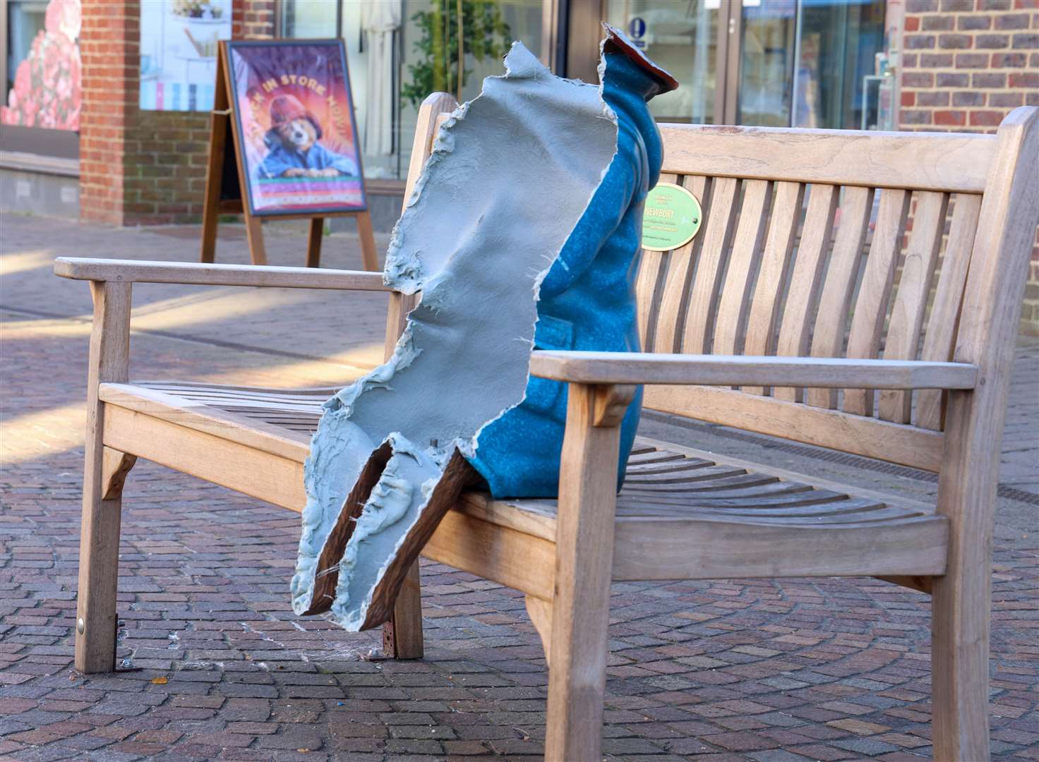Newbury’s wrecked Paddington Bear statue