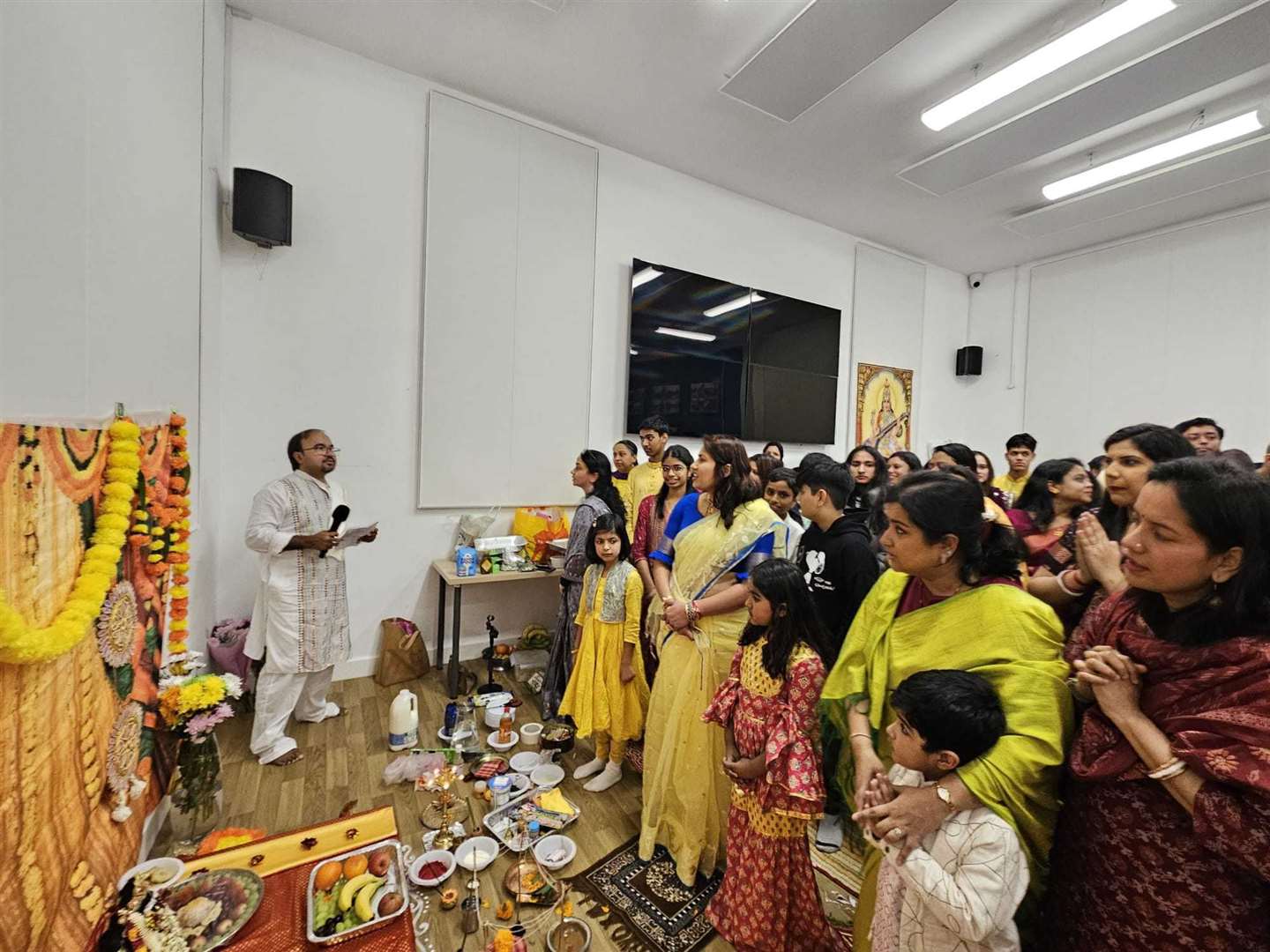 Newbury’s Hindu community celebrates Saraswati Pooja at the Waterside Youth and Community Centre on Sunday, February 2