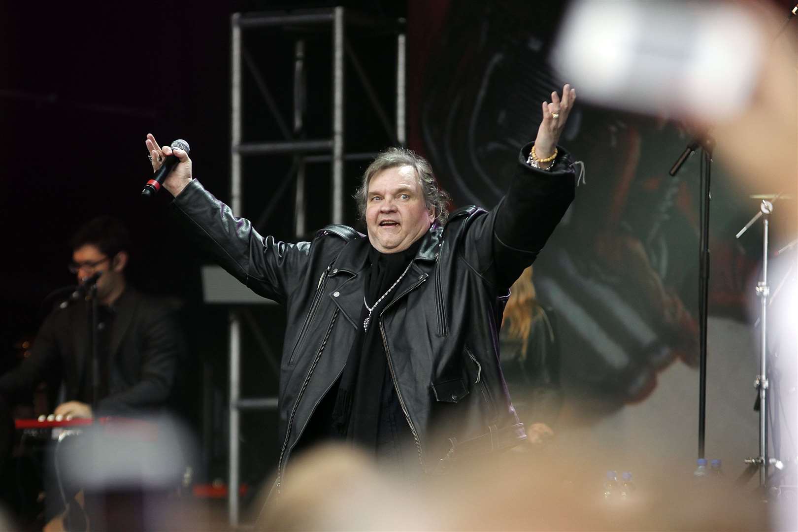 Meat Loaf at Newbury Racecourse