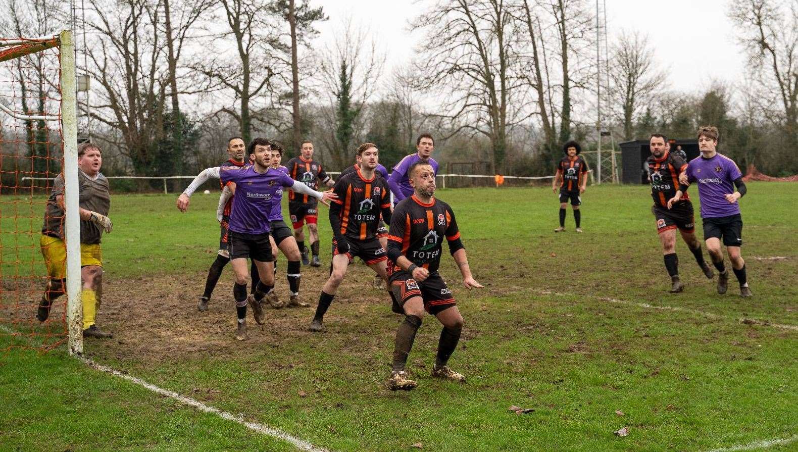 NWX in a recent clash with Plough on the Green in Newbury Sunday League - Photo: @ciaranquinnedits