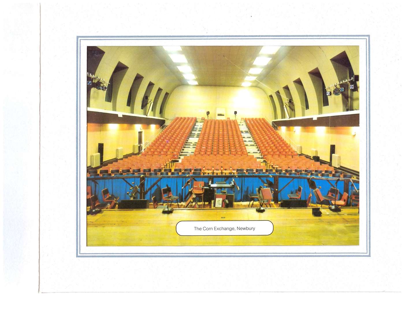 Seating at the Corn Exchange
