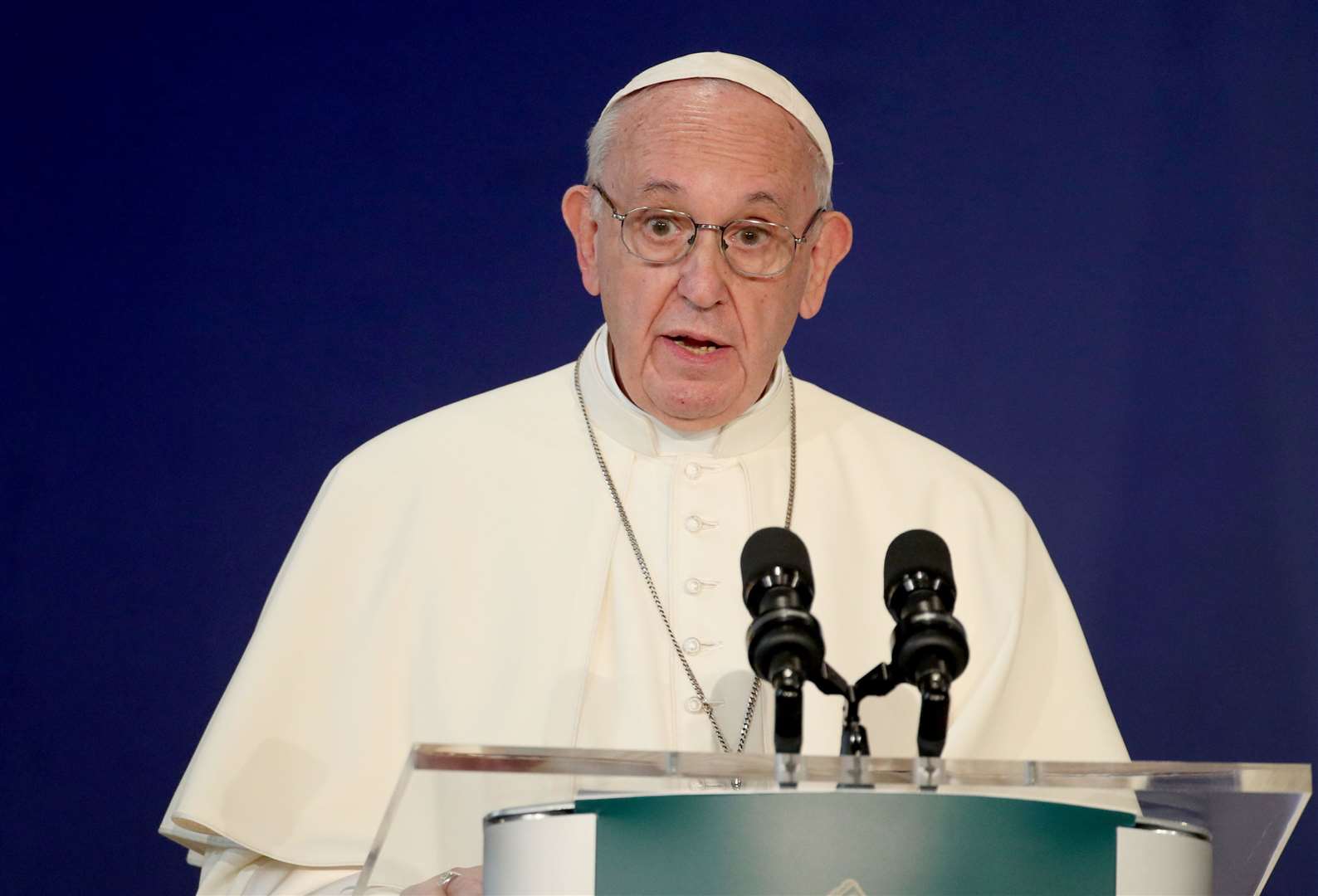 Pope Francis took his papal name from St Francis of Assisi (Yui Mok/PA)