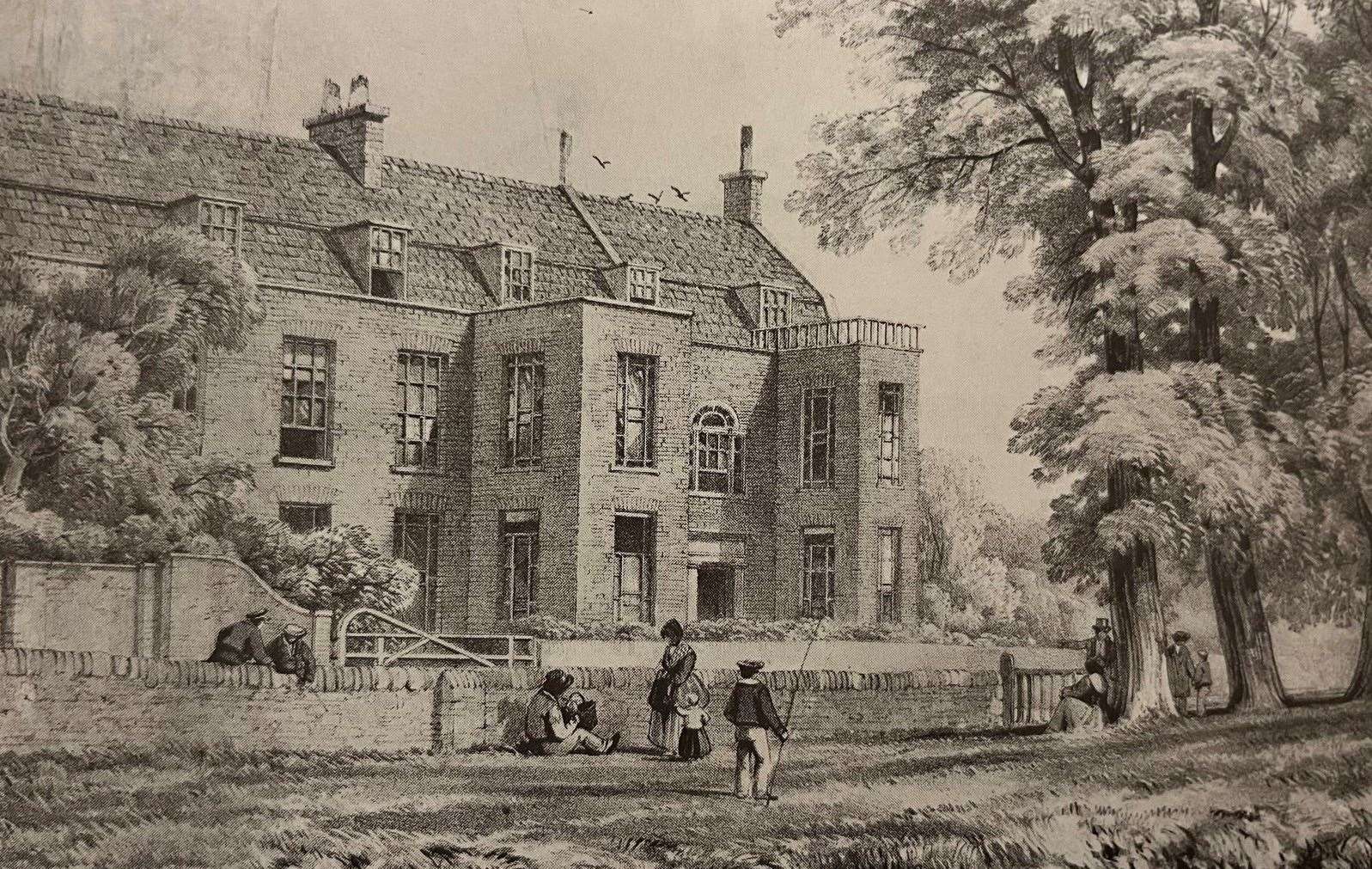 Elstree School, around 1835. Credit: Elstree School
