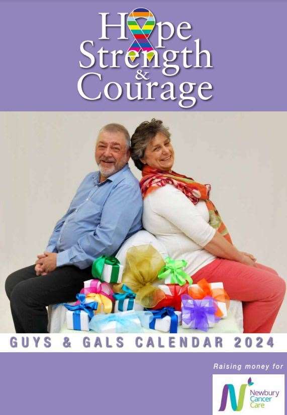 The 2023 calendar picture: Hope Strength and Courage