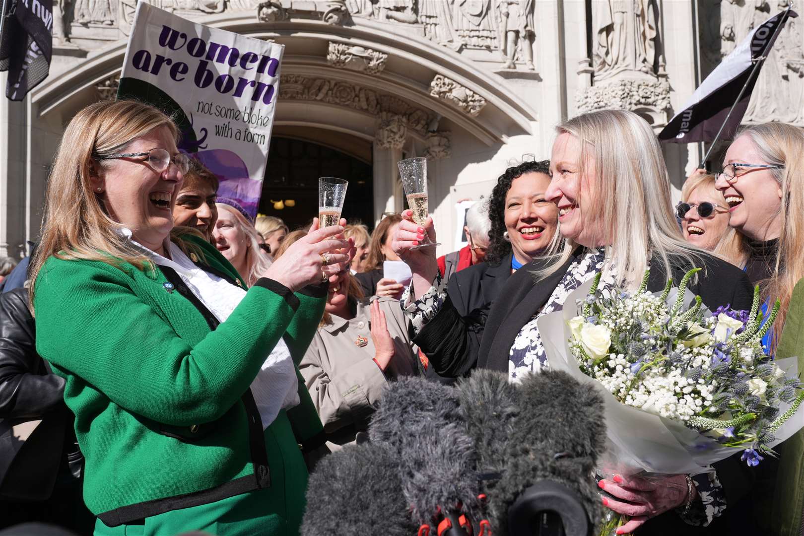 Susan Smith, left, and Marion Calder, co-directors of For Women Scotland (Lucy North/PA)