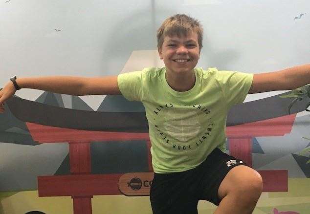Black belt, Charlie, picture: Code Ninjas