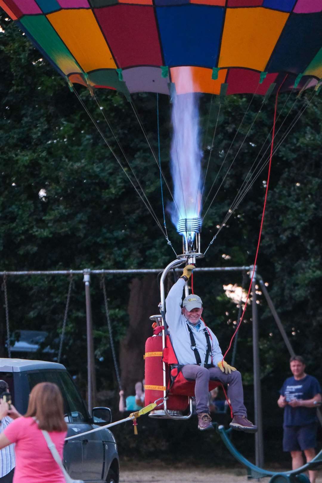 Streatley Recreation Ground - Hot air balloons