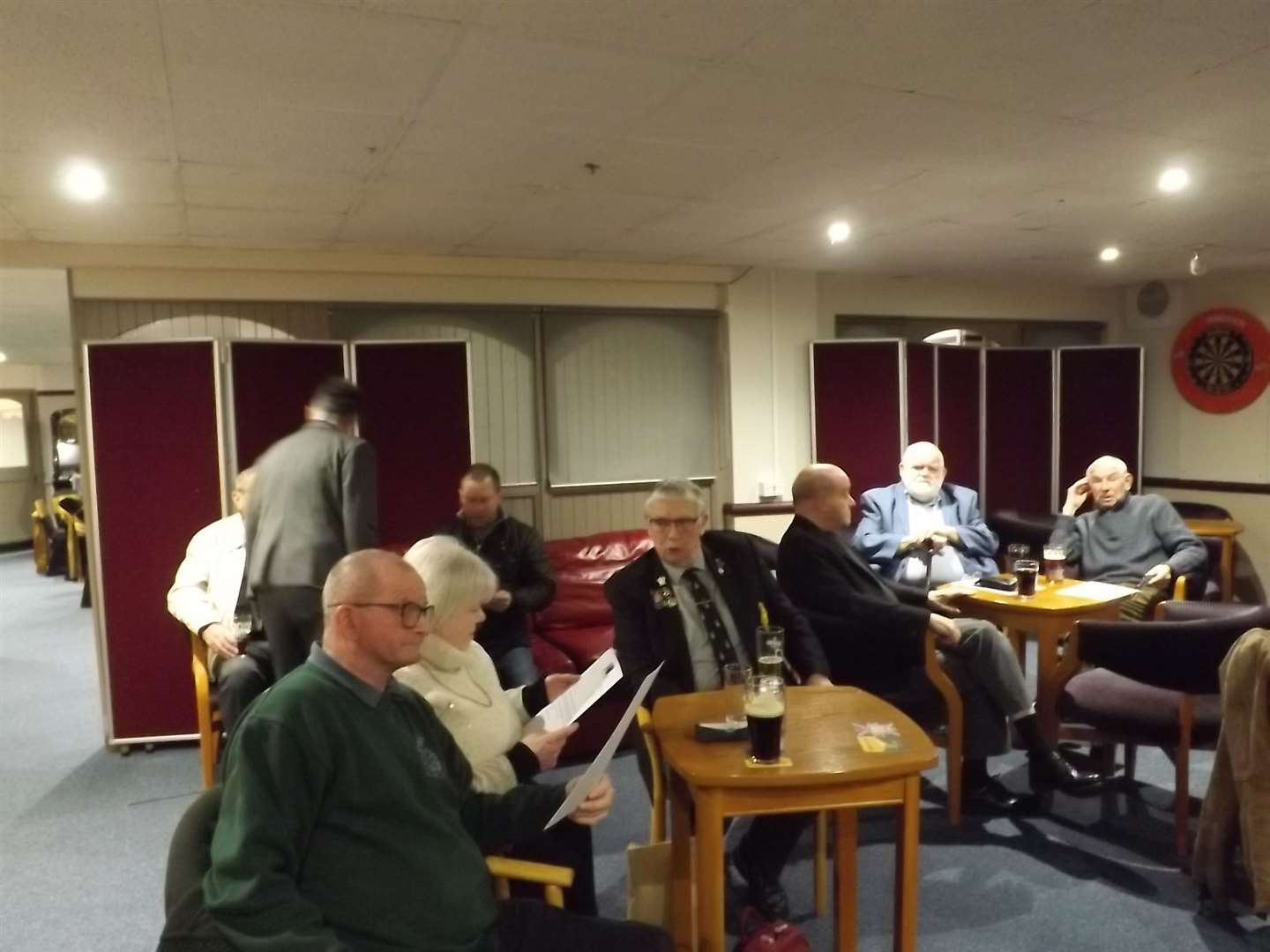 Small ceremony held in the Snug room. Credit: Newbury RBL