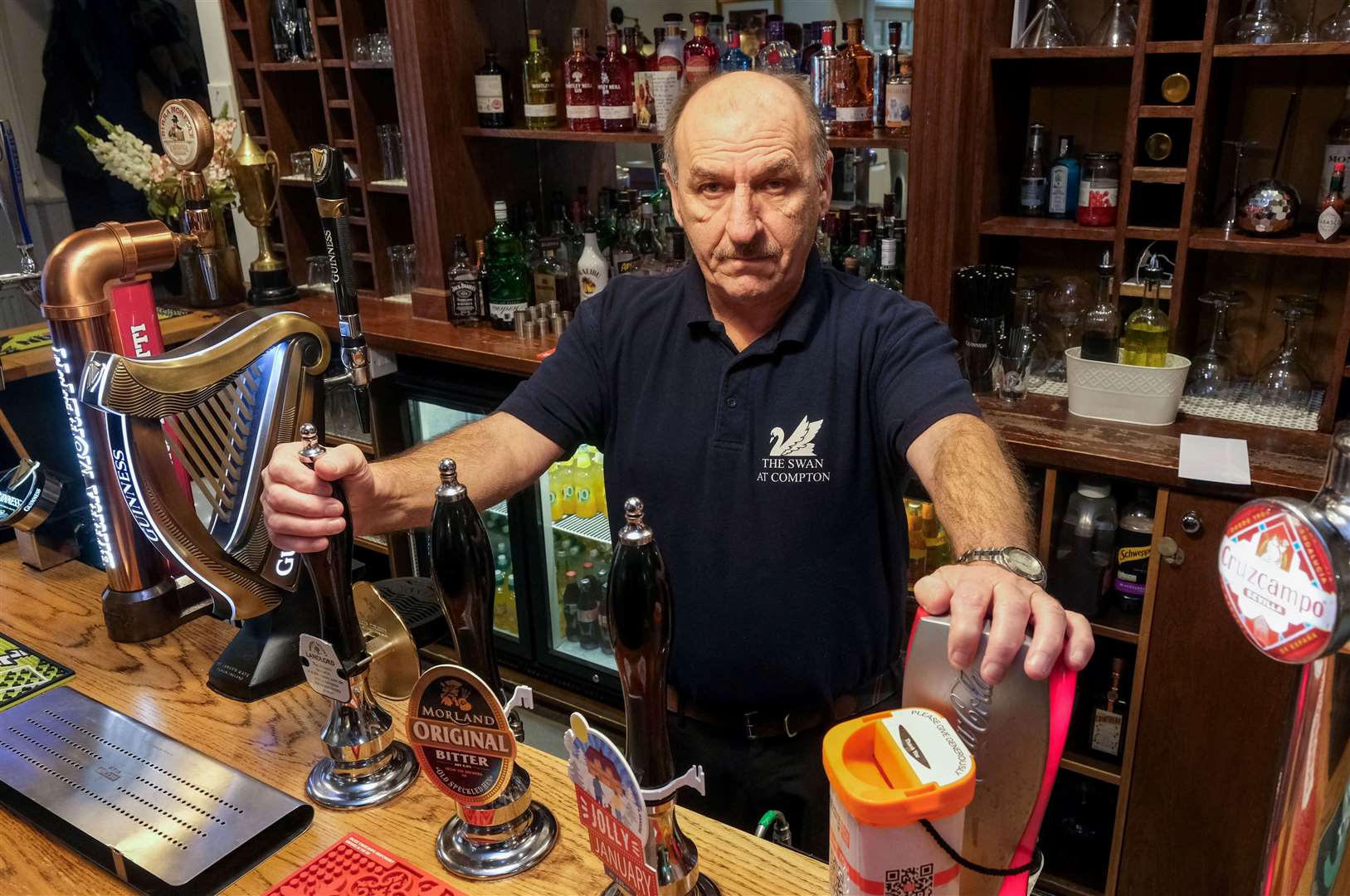 Pub landlord, Kenny Shaw