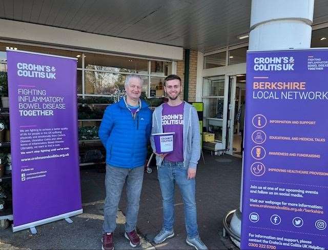 Lewis and Richard Marmoy at one of their charity events a few months ago