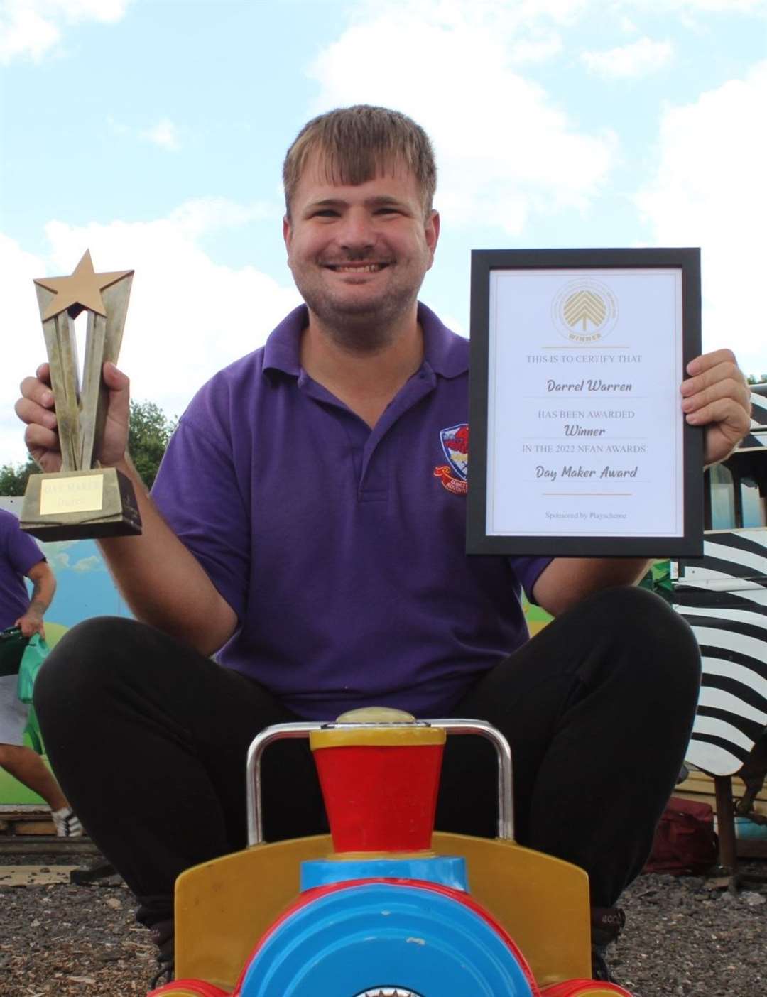 Darrell Warren won the Day Maker award