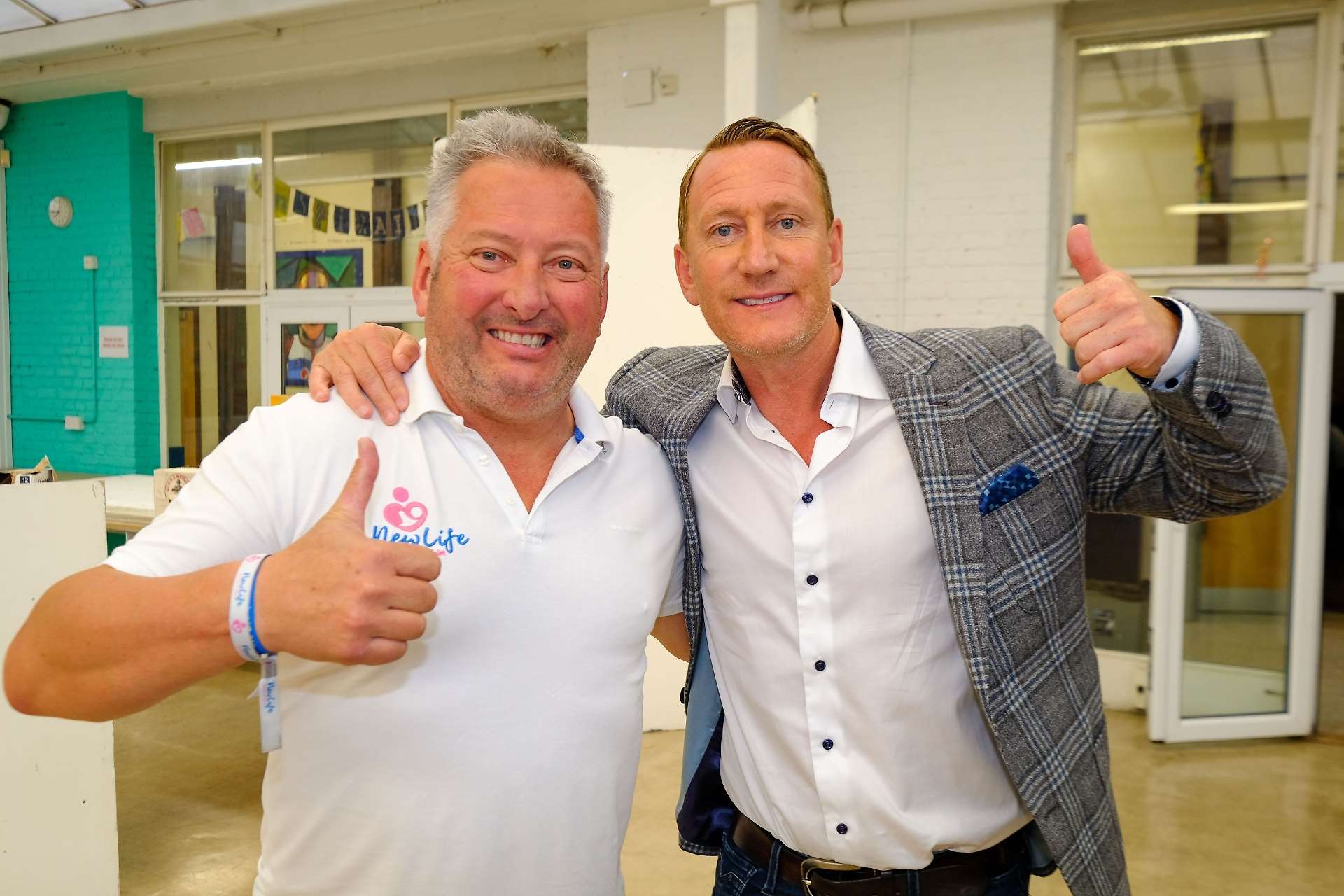 Parlour with New Life charity founder Trevor Goodall