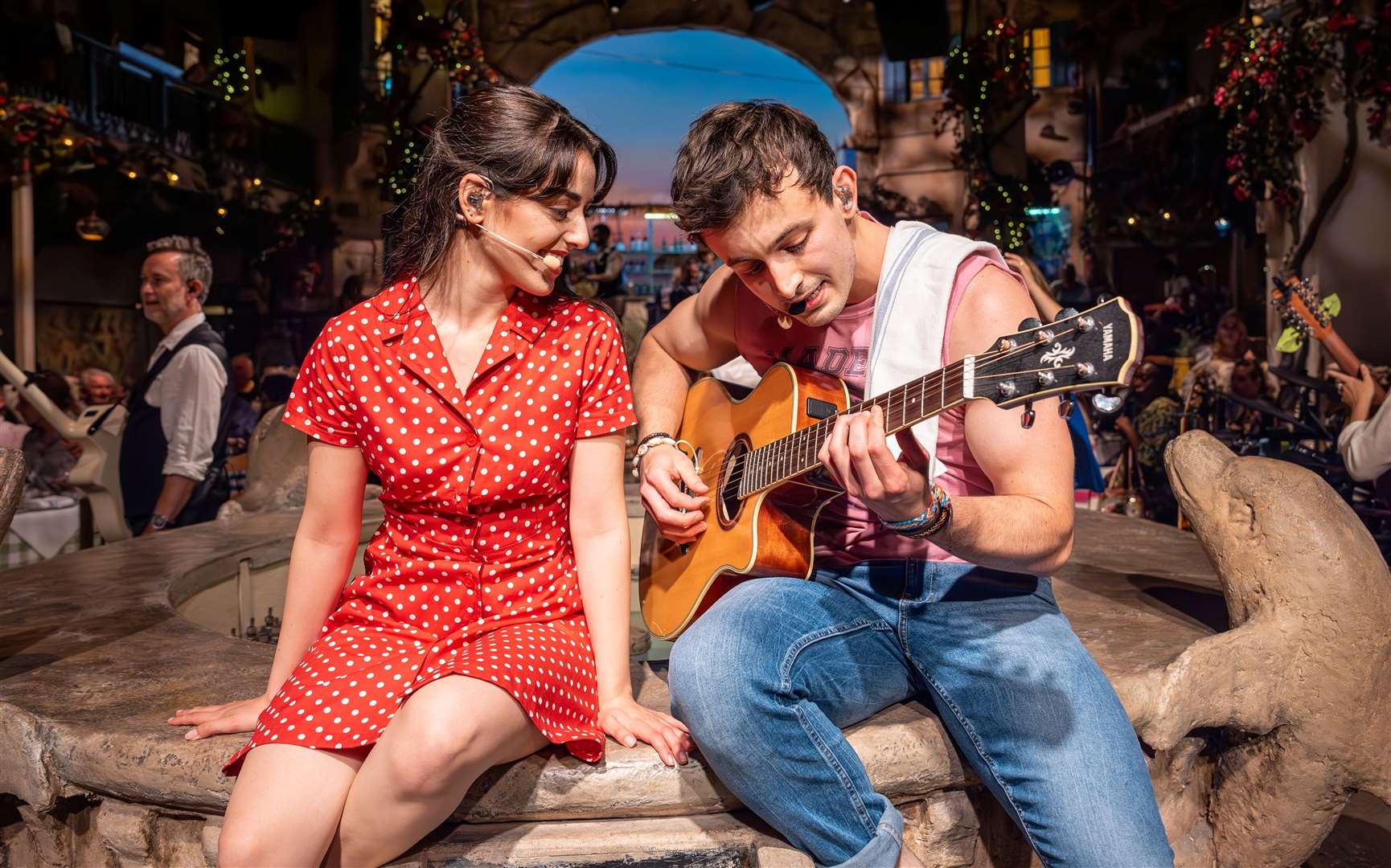 The name of the game is fun at Mamma Mia! The Party Image: Marc Brenner
