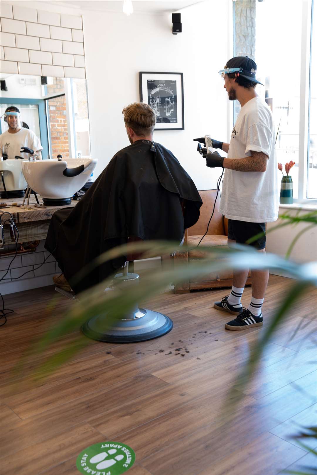 B-Side Barbers. Picture by Paul Cripps