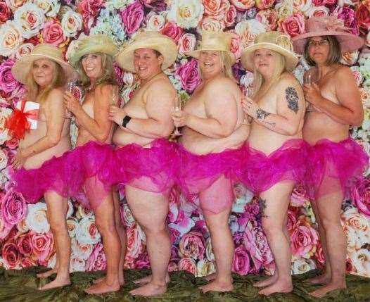The girls in the second edition of the Hope Stregnth and Courage calendar, picture: Hope Strength and Courage