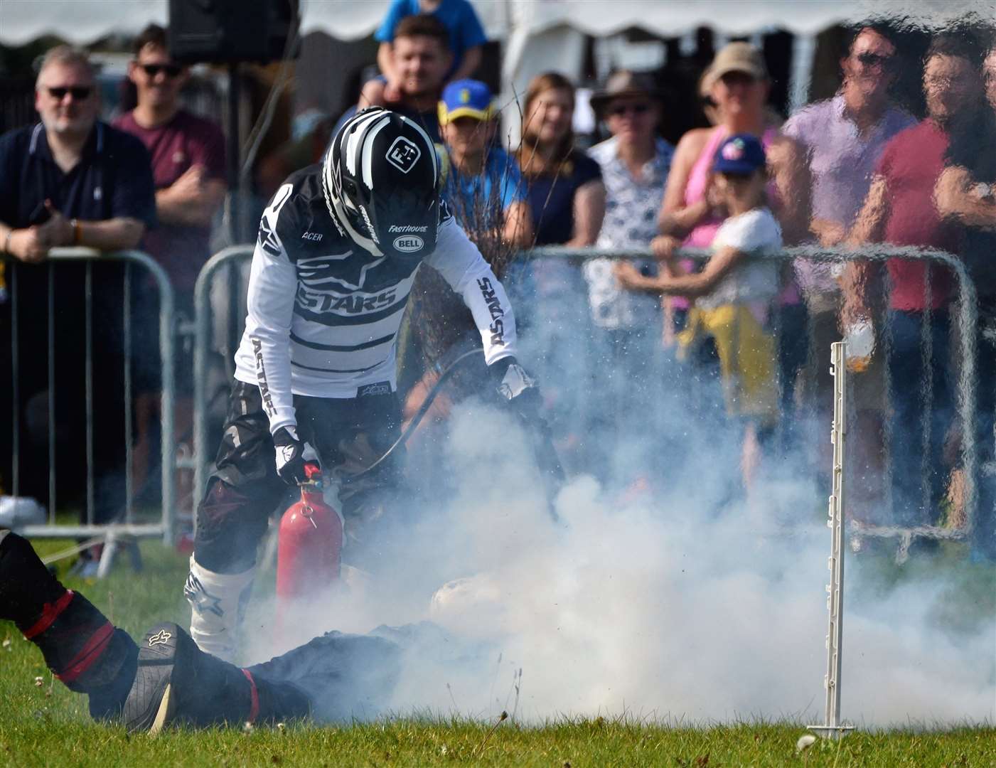 One of the most popular attractions was the stunt team.