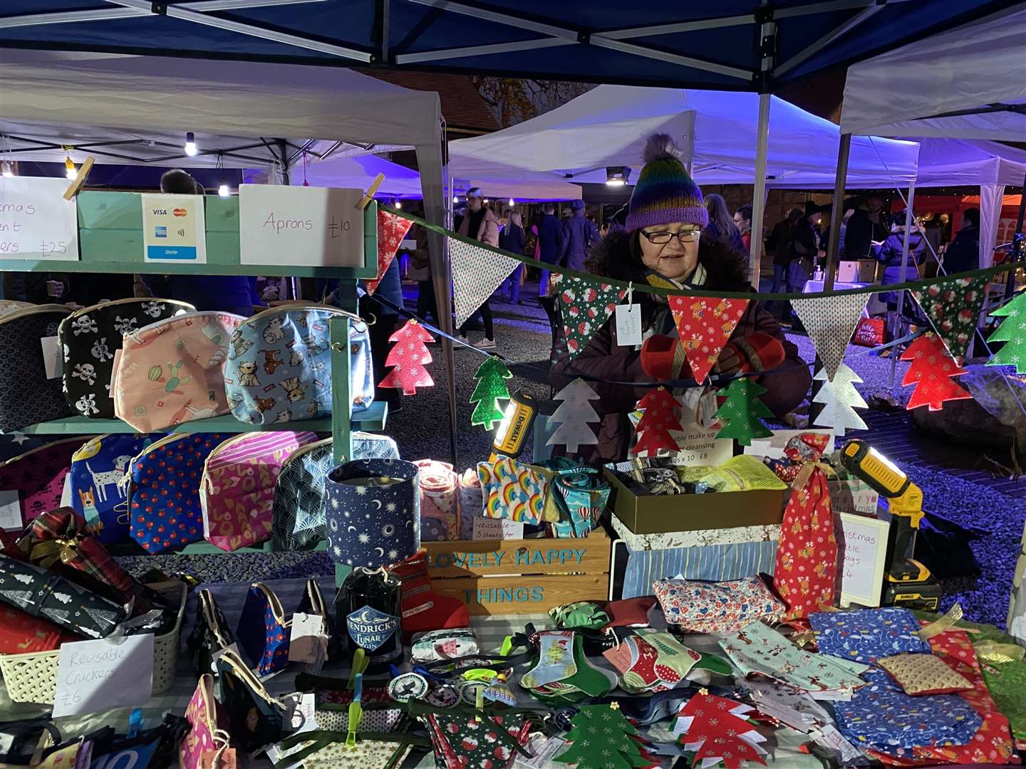 Hampstead Norreys candlelit market handmade gifts from Lovely Happy Things