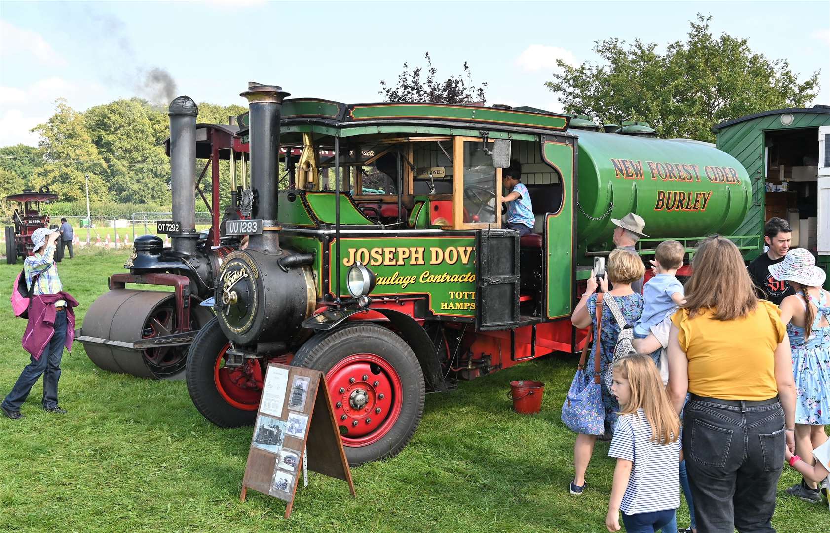 Vintage vehicles were a big attraction.