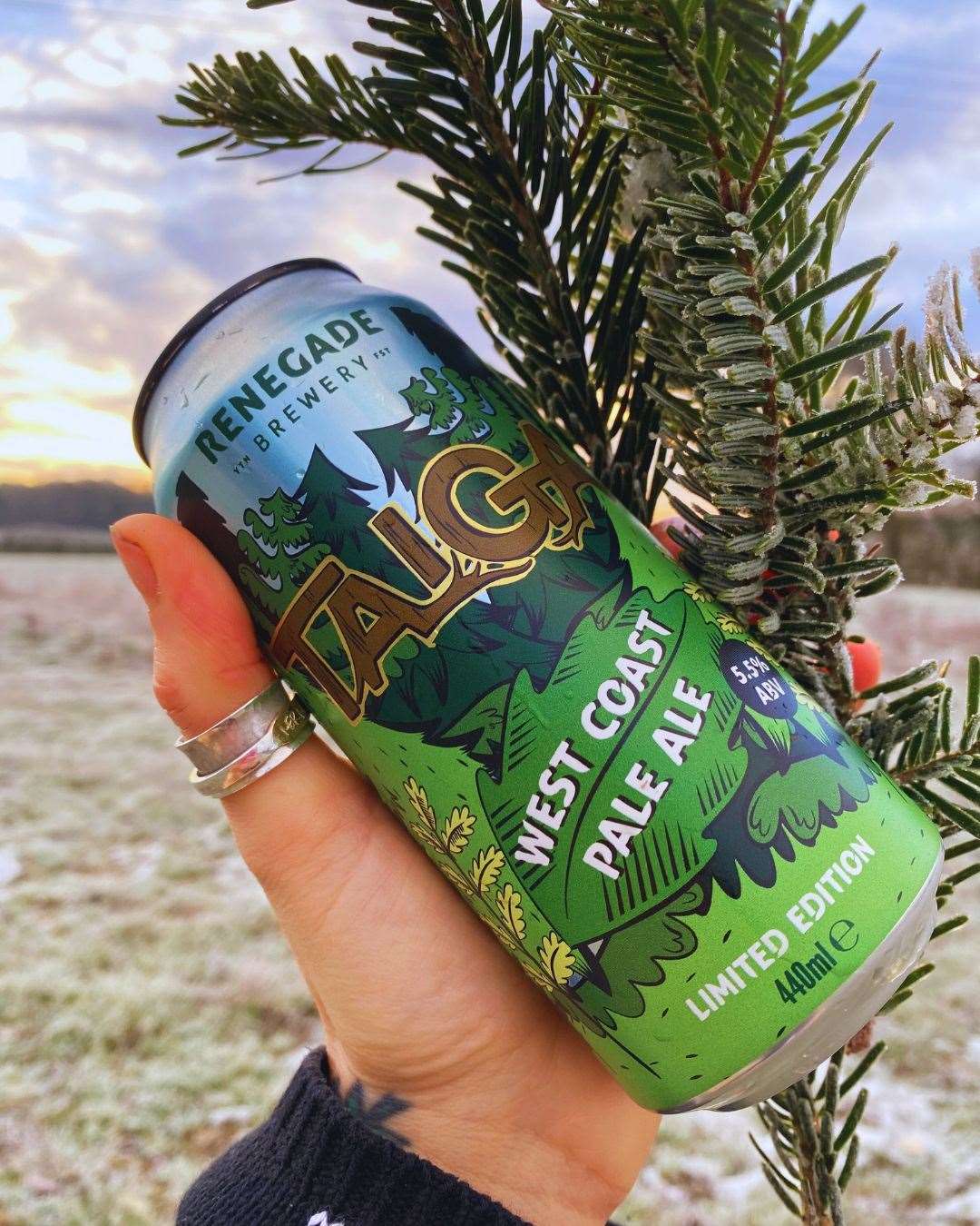 Renegade Brewery has created a beer using Christmas trees from the Yattendon Estate