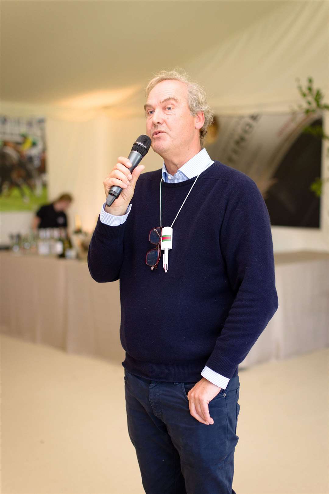 Harry Herbert regales guests with some stories from his 30 years in racing
