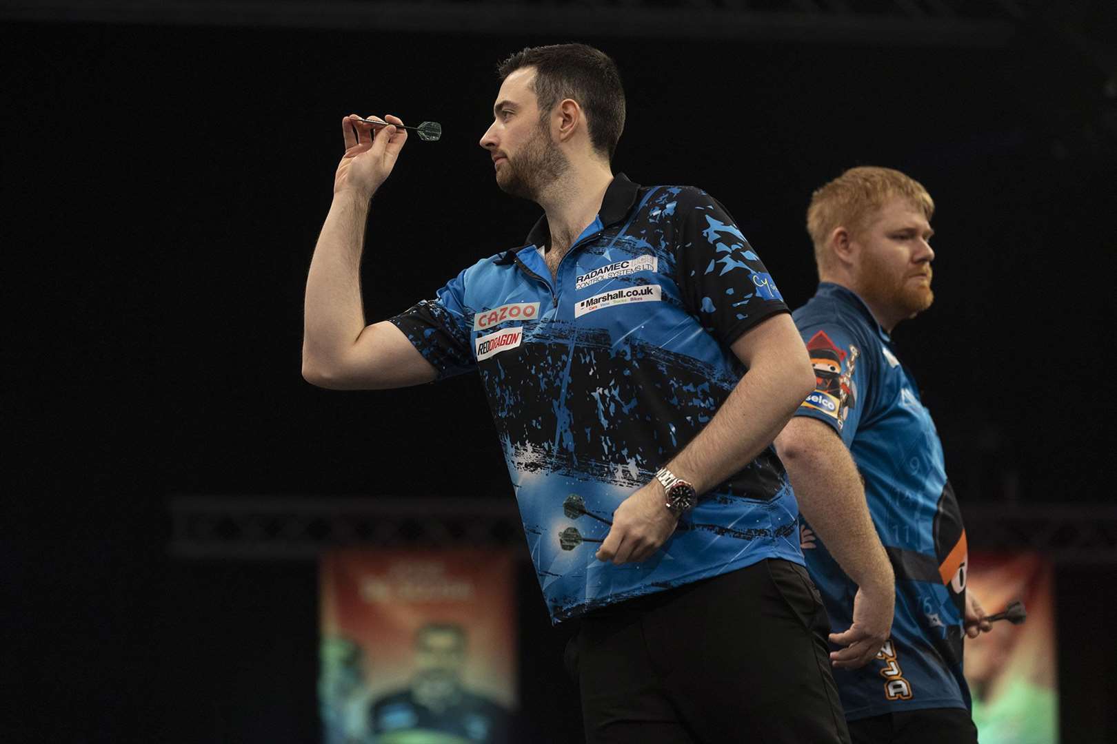 Luke Humphries exits Grand Slam of Darts despite beating Jose de Sousa