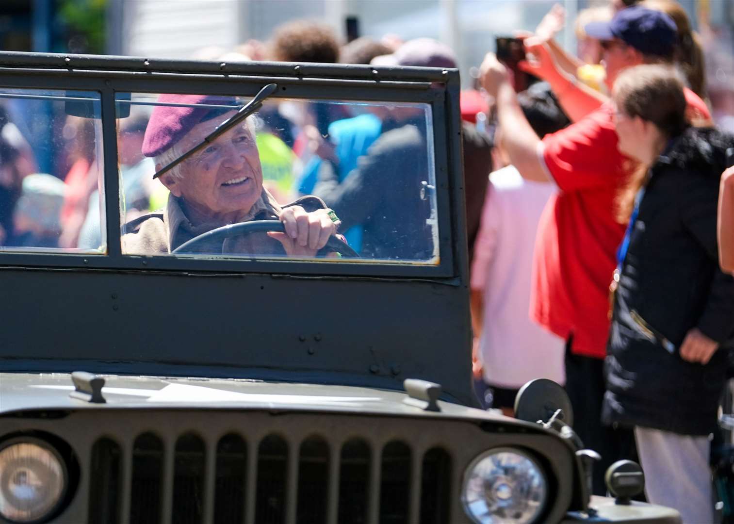 D-Day 80th Anniversary Convoy coming through Newbury
