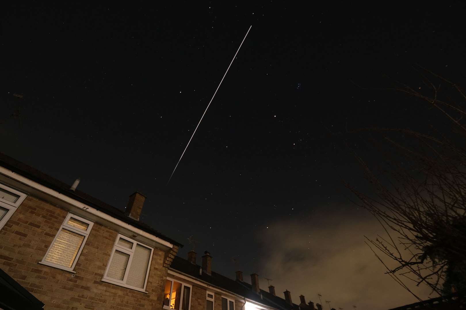 Last night 'incredibly bright' passing over Newbury.