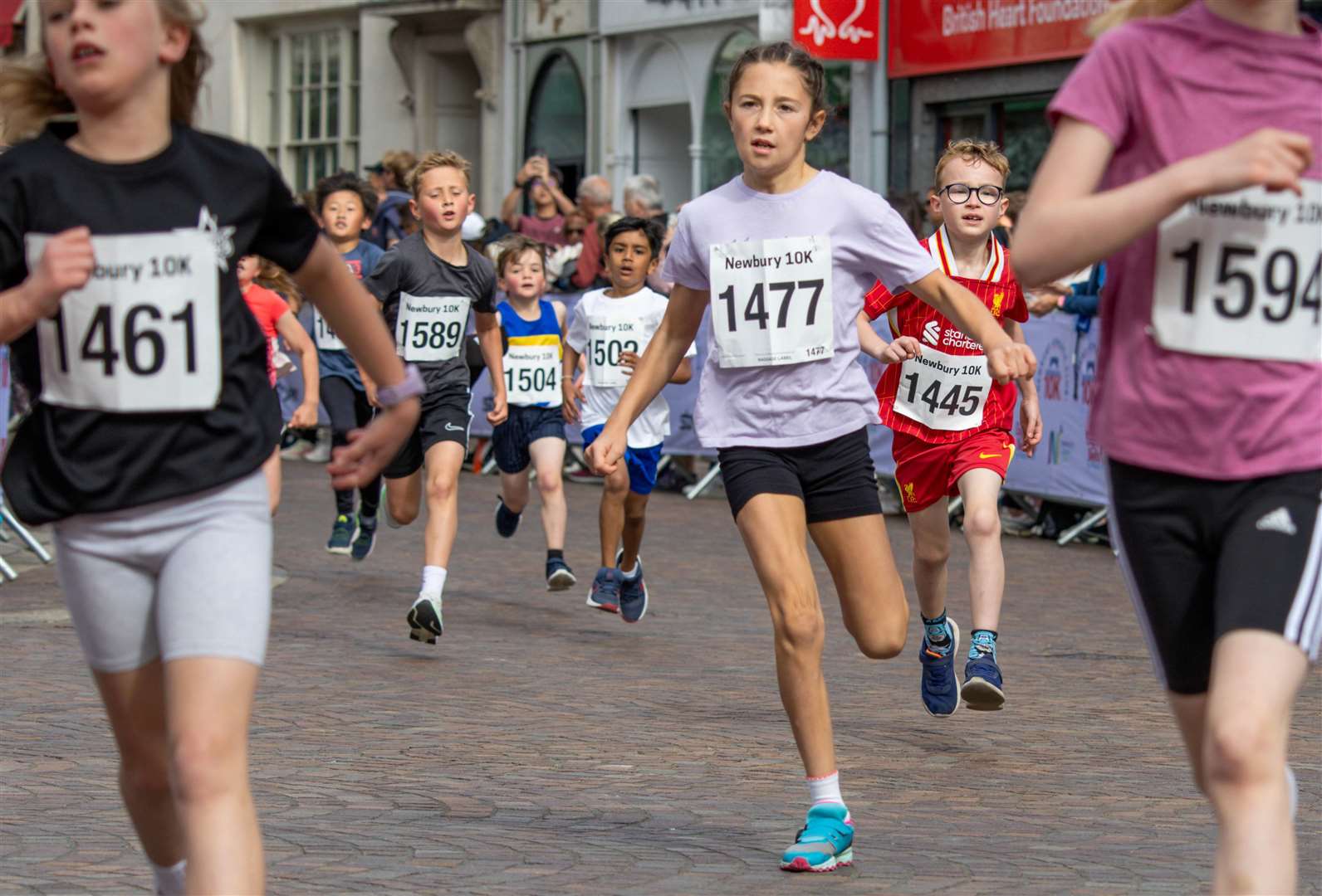 Newbury 10k - 11-14 years race