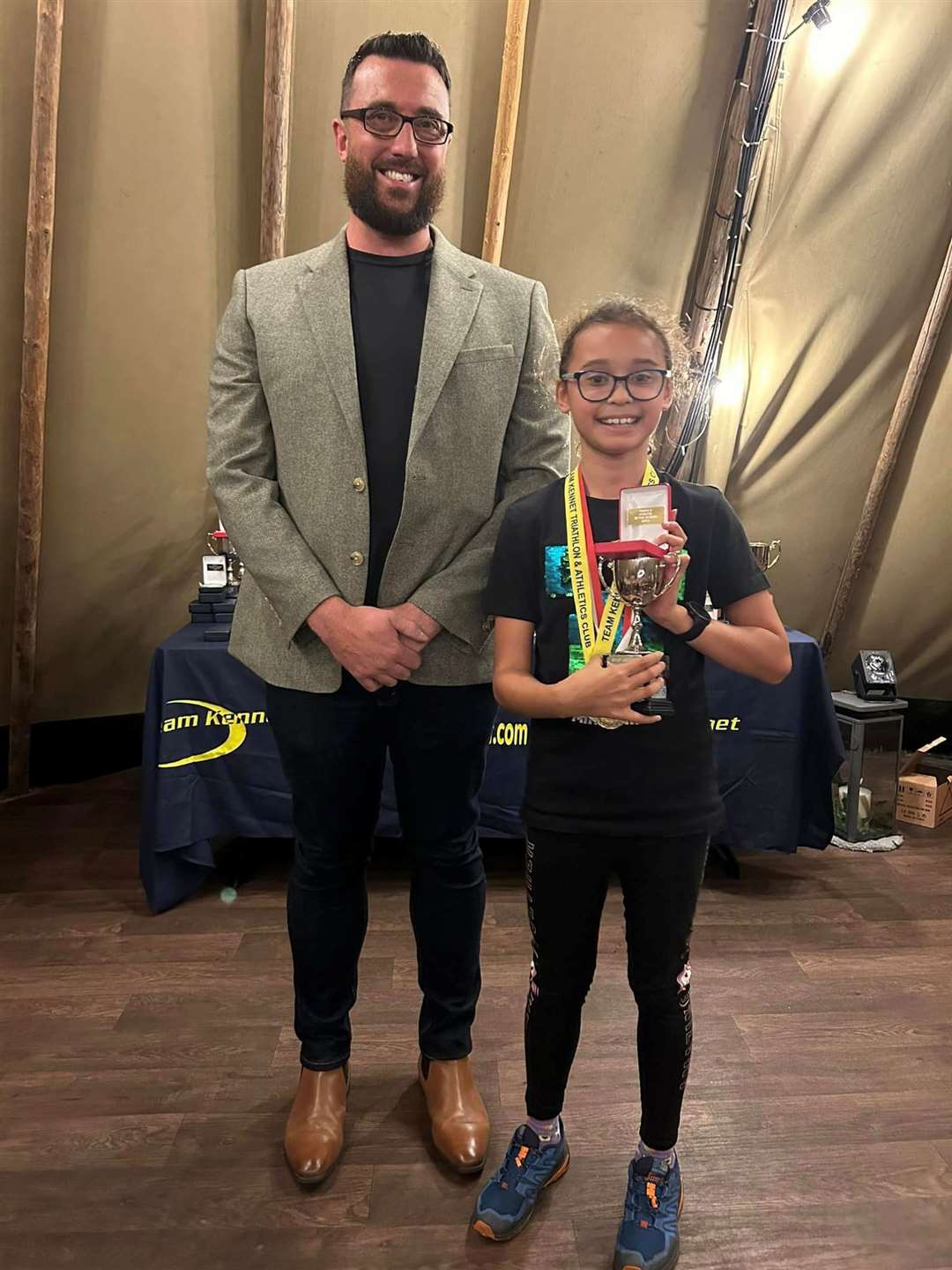 Under-nine athlete of the season Praiya Foreman