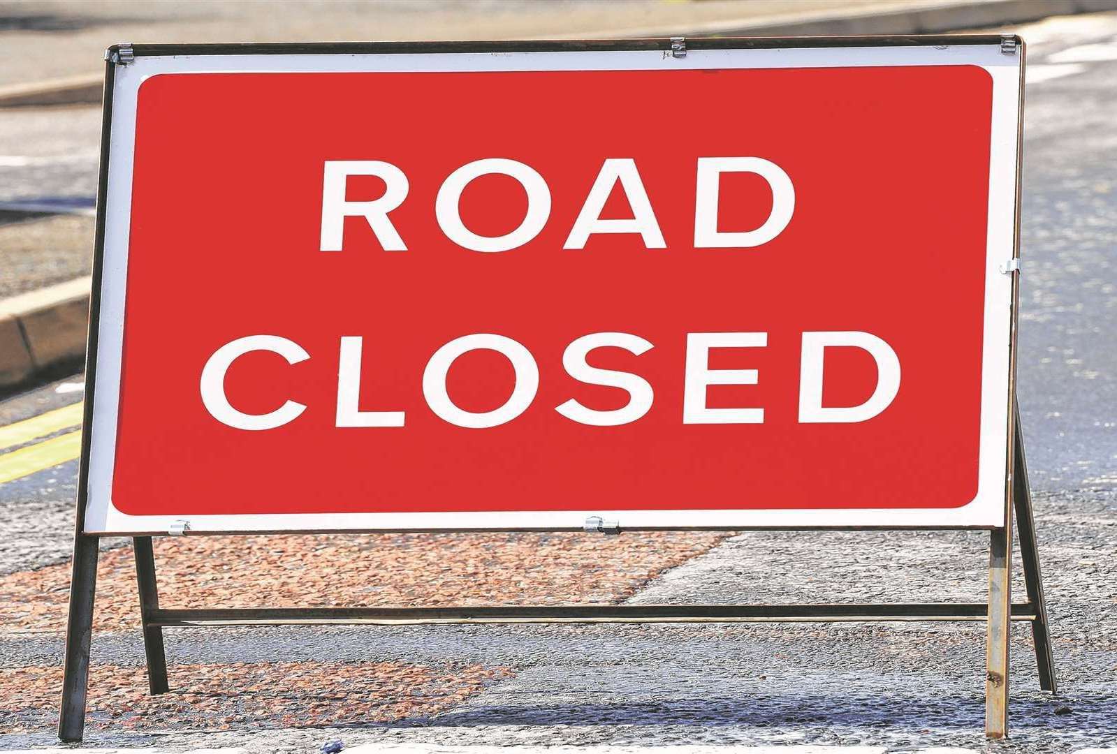 Road closed after reported traffic accident