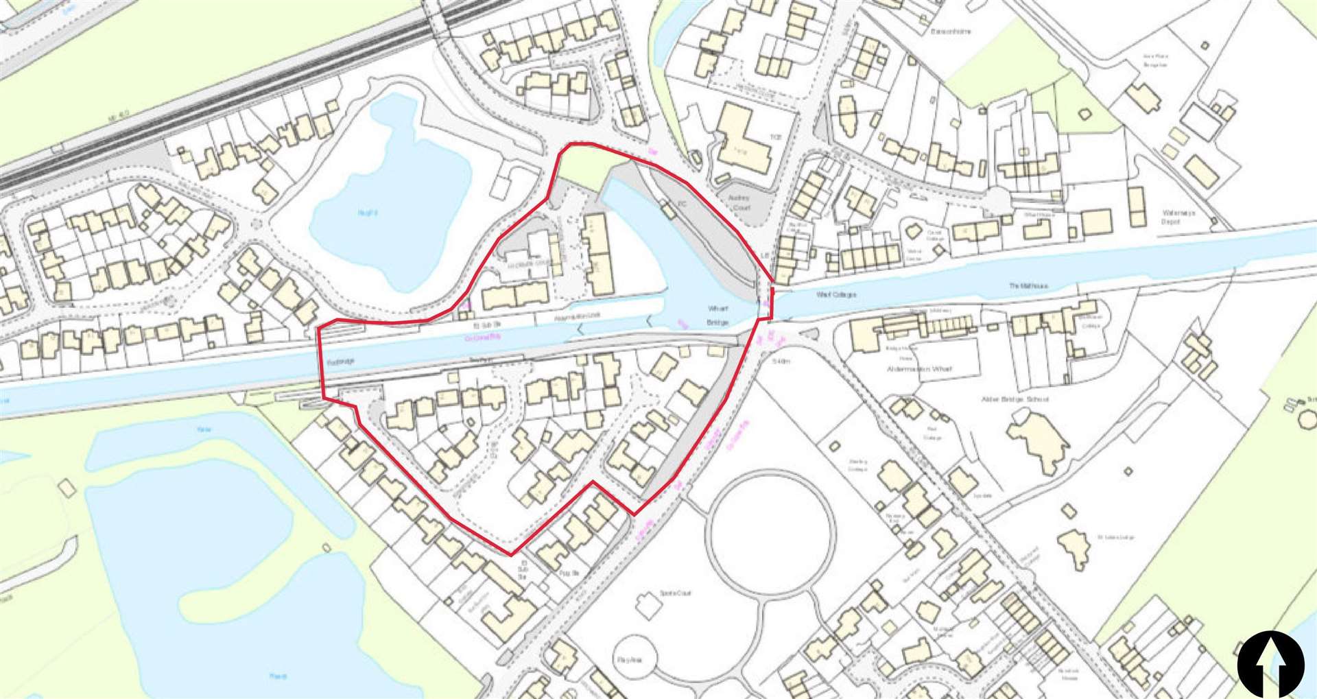 Aldermaston Wharf pedestrian and cyclist diversion. Credit: West Berkshire Council