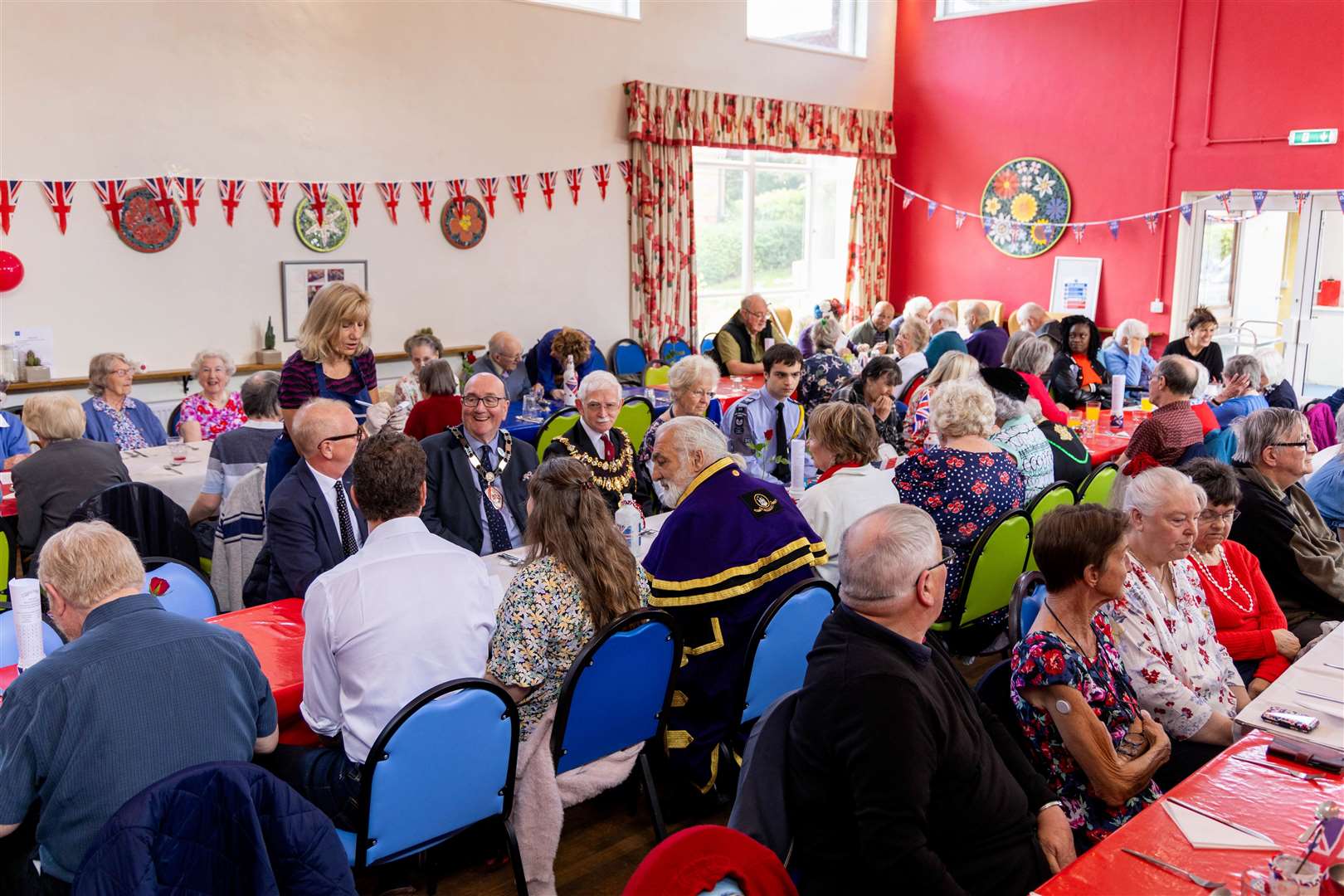 VE day celebrations at Fair Close Centre in Newbury