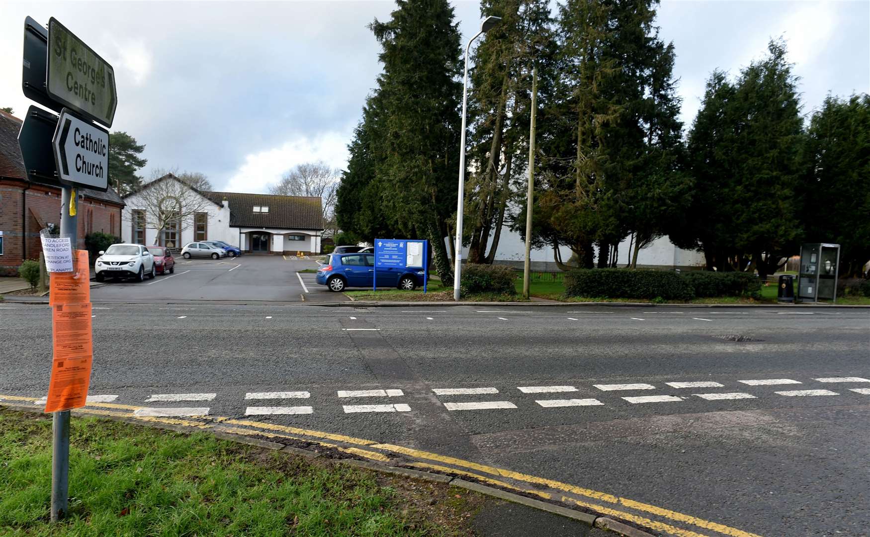 Warren Road Junction onto Andover road - Sandleford Link Development Ref: 03-0516E