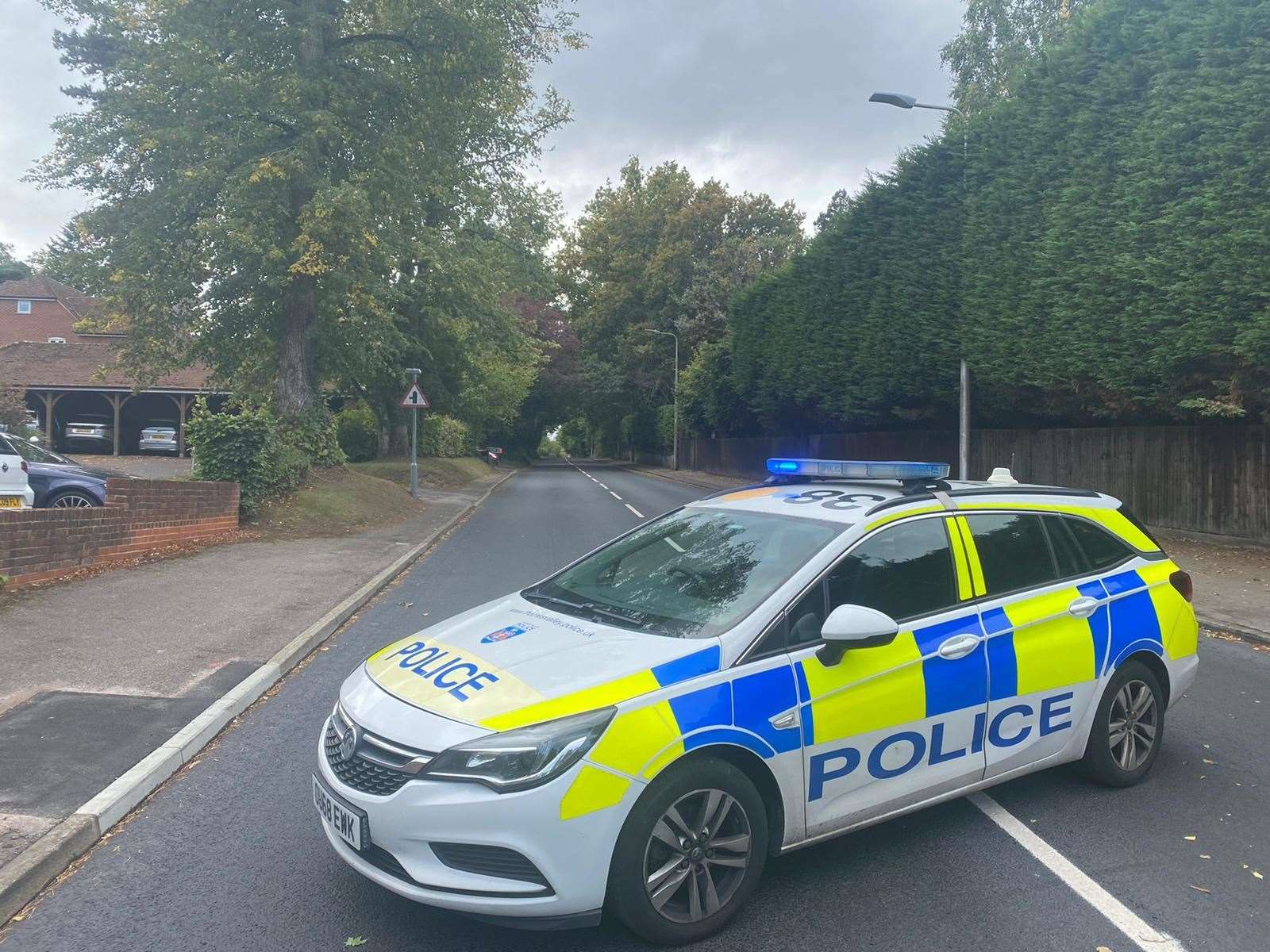 Andover Road was closed throughout most of the day while emergency services dealt with the aftermath of the incident