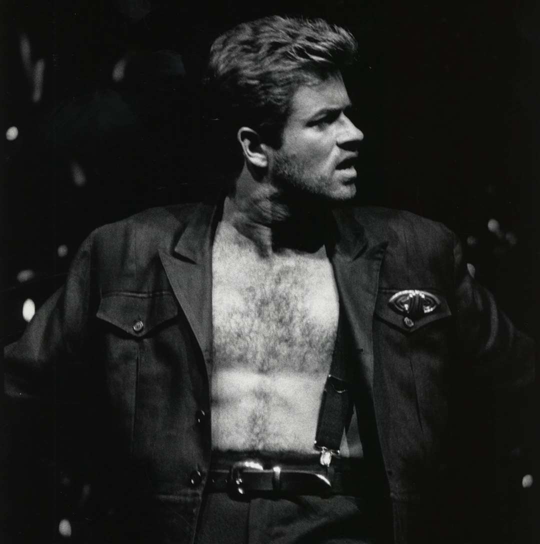 British singer-songwriter, George Michael, pictured in 1988. Public domain, courtesy of Special Collections, University of Houston Libraries