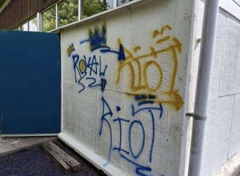 Residents are urged to report community issues such as graffiti to community officers