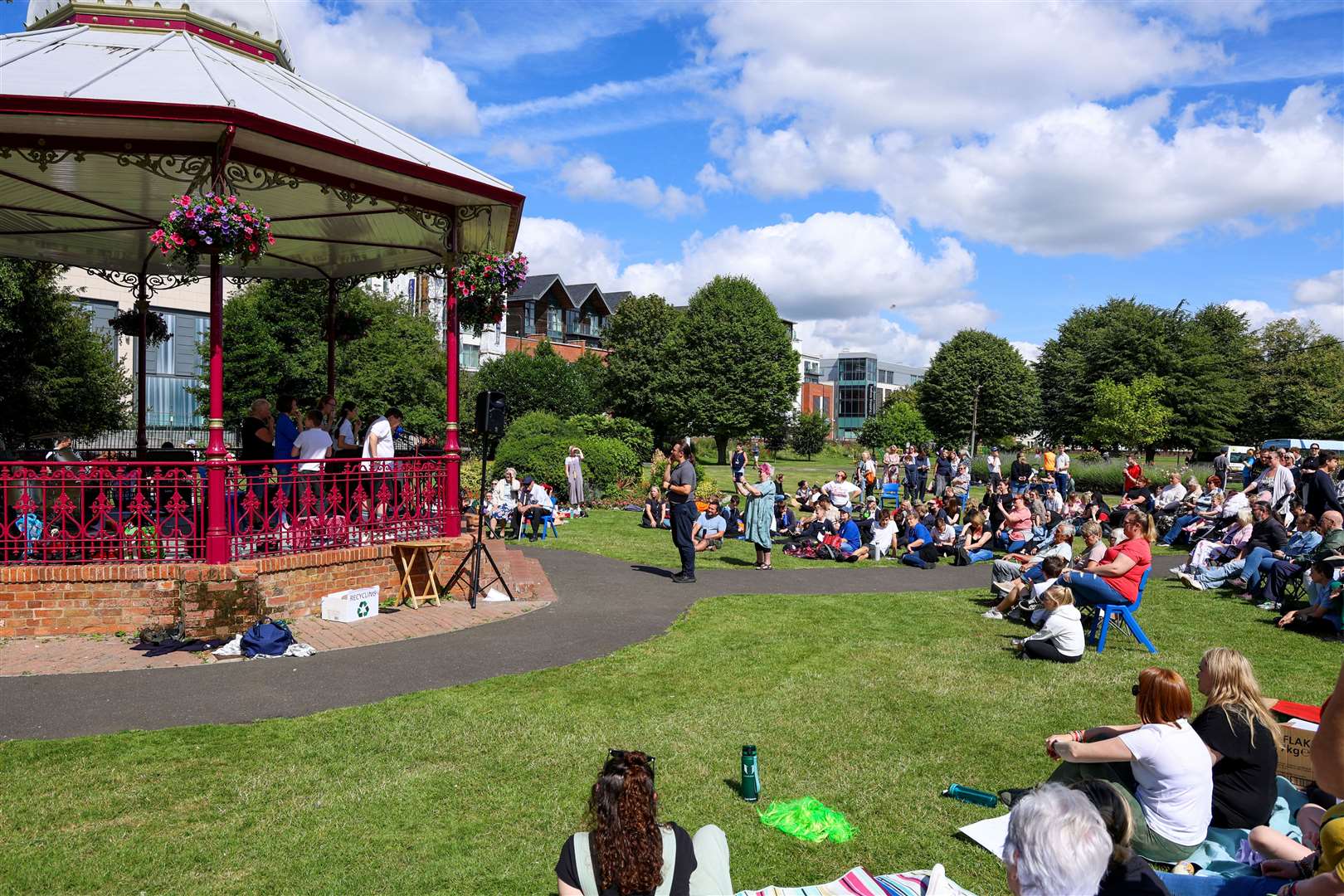 Victoria Park for a morning extravaganza by The Castle School, Post 16 and Castle @Theale