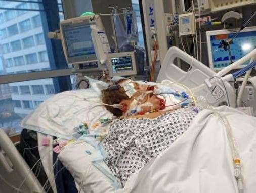 Beth was on an external life support machine called an ECMO