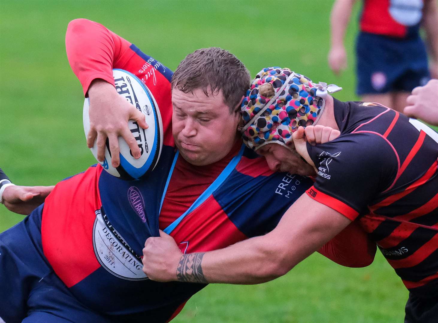 Tough tackling in Thatcham vs Swindon