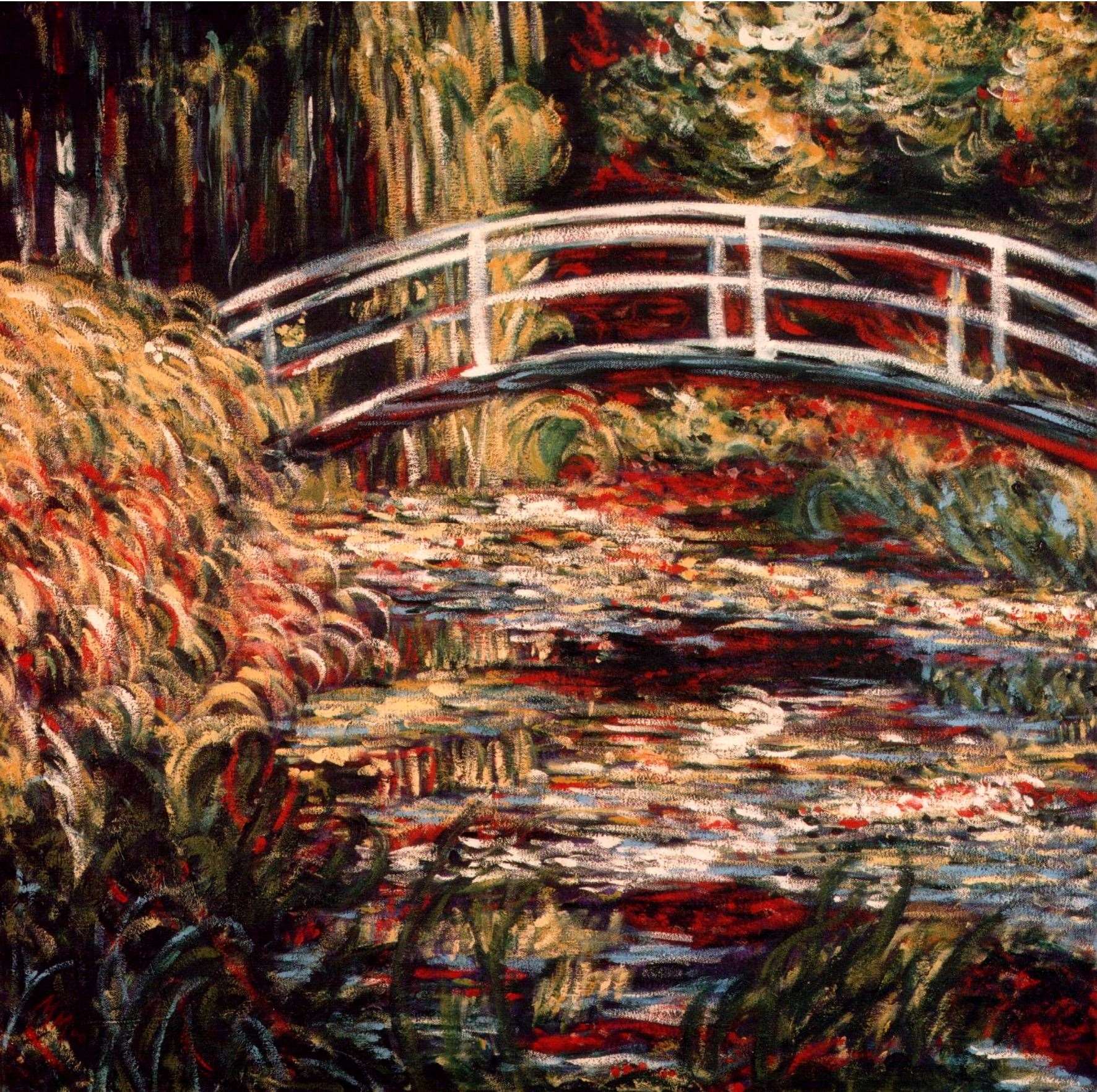 Marianne Van Der Maas After Monet 'The Bridge'
