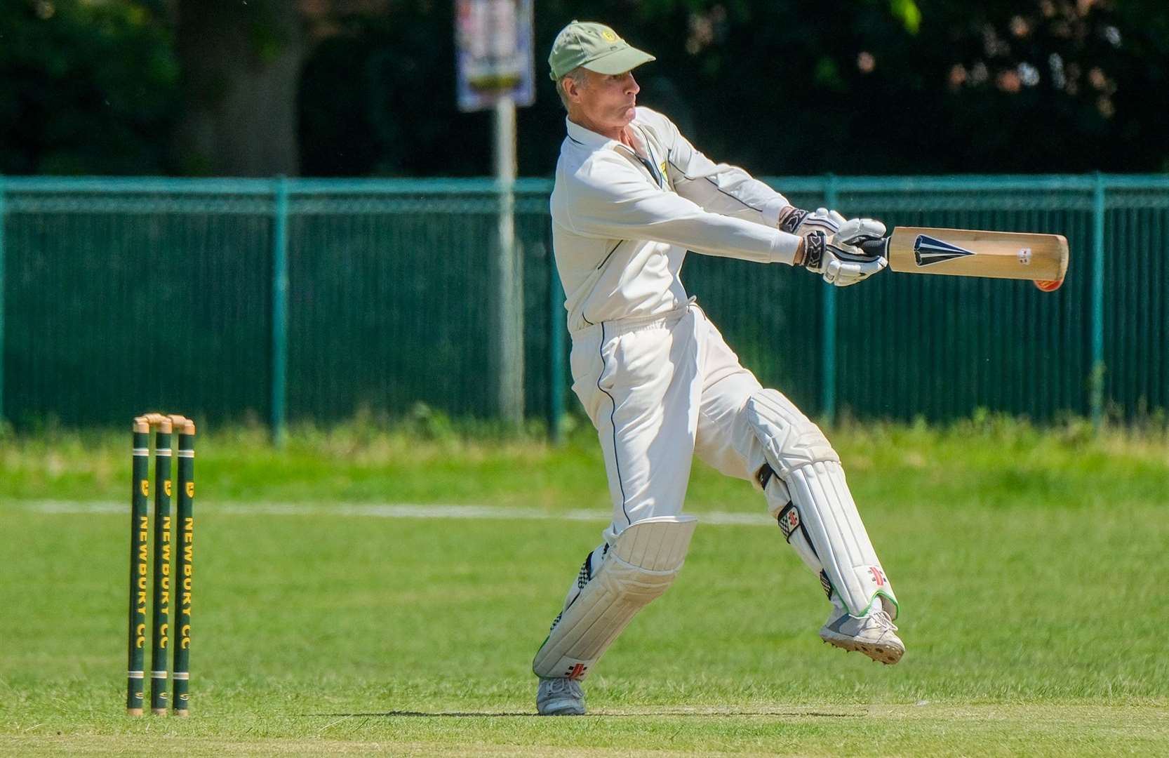 Opener Charlie Anstey was out for 5 as Newbury made a shaky start with the bat. Picture by Phil Cannings