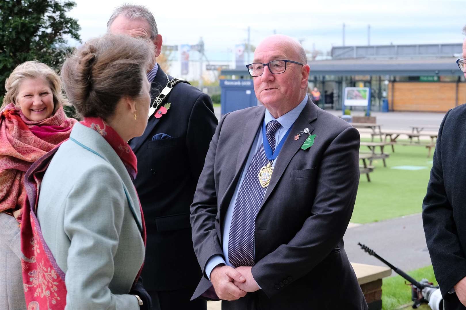 Princess Anne at Newbury Racecourse