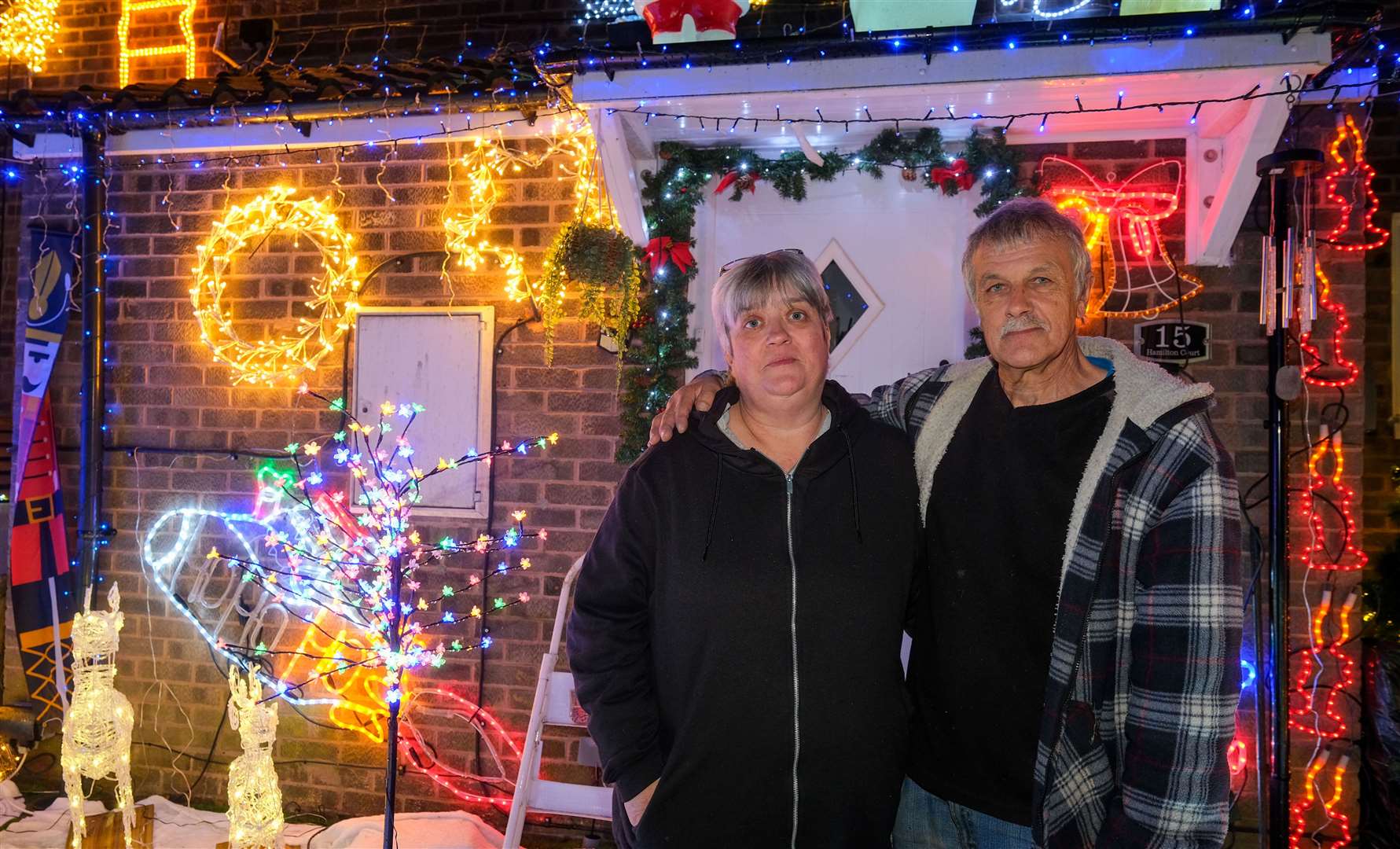 Steve and Tania Morgan at Hamilton Court