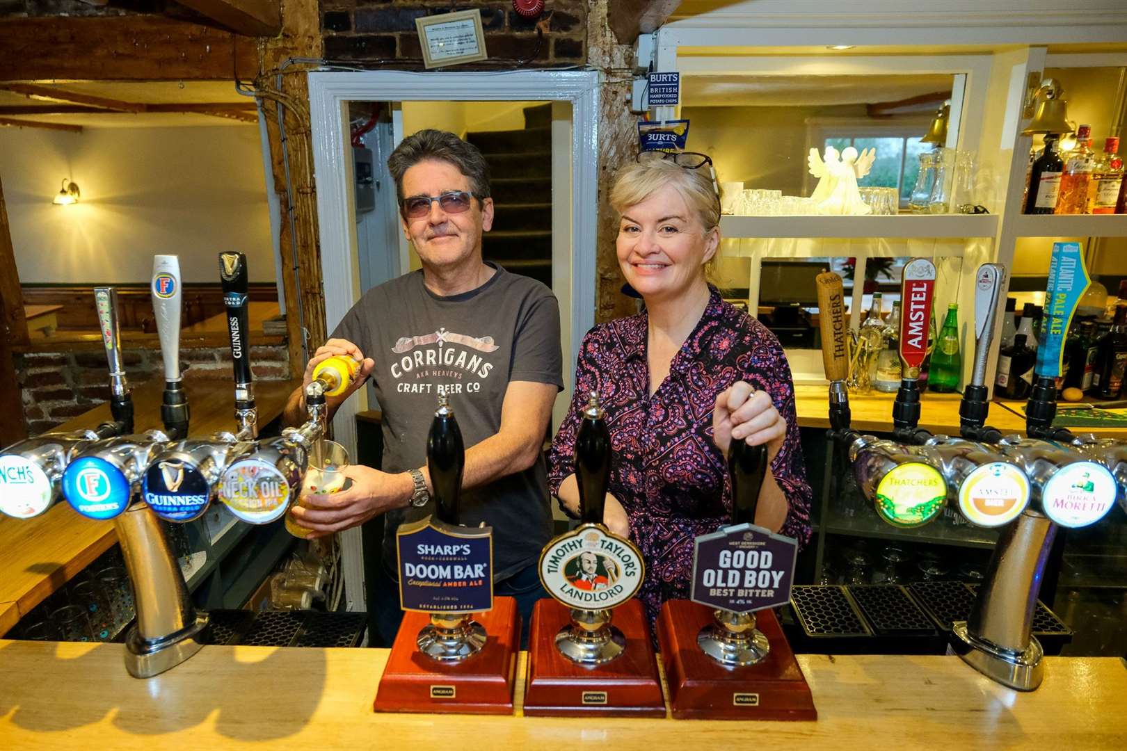 Current managers, Vincent Heavey and Gina Aston