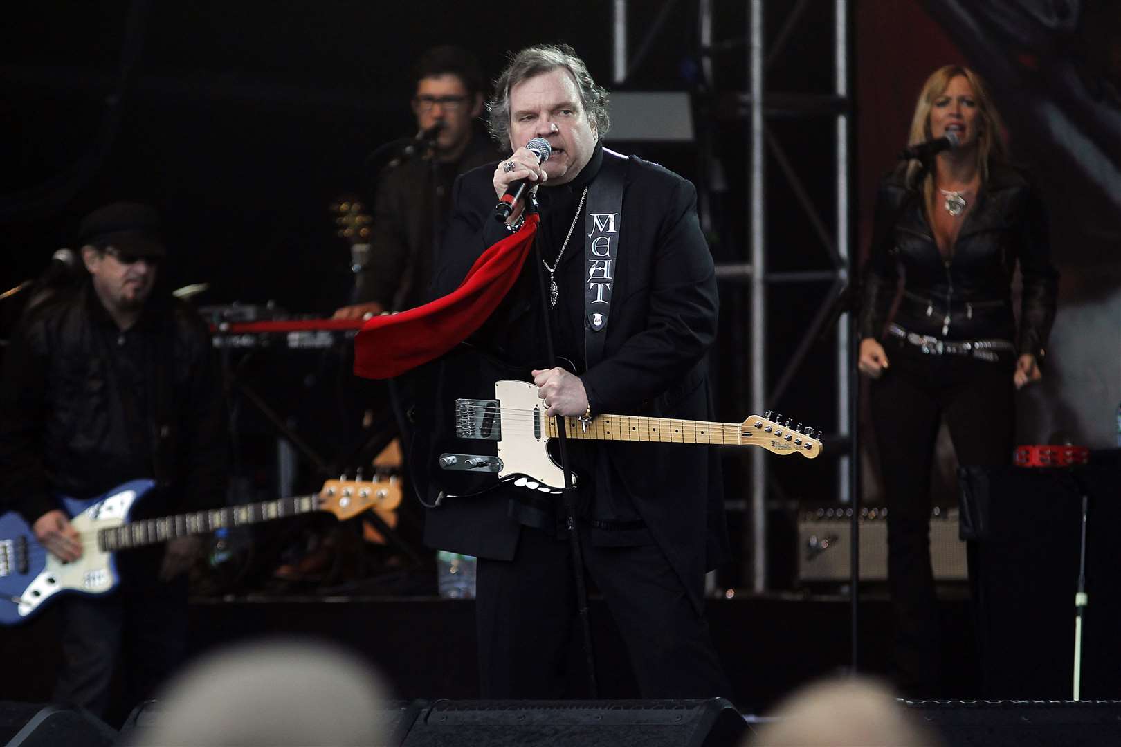 Meat Loaf at Newbury Racecourse