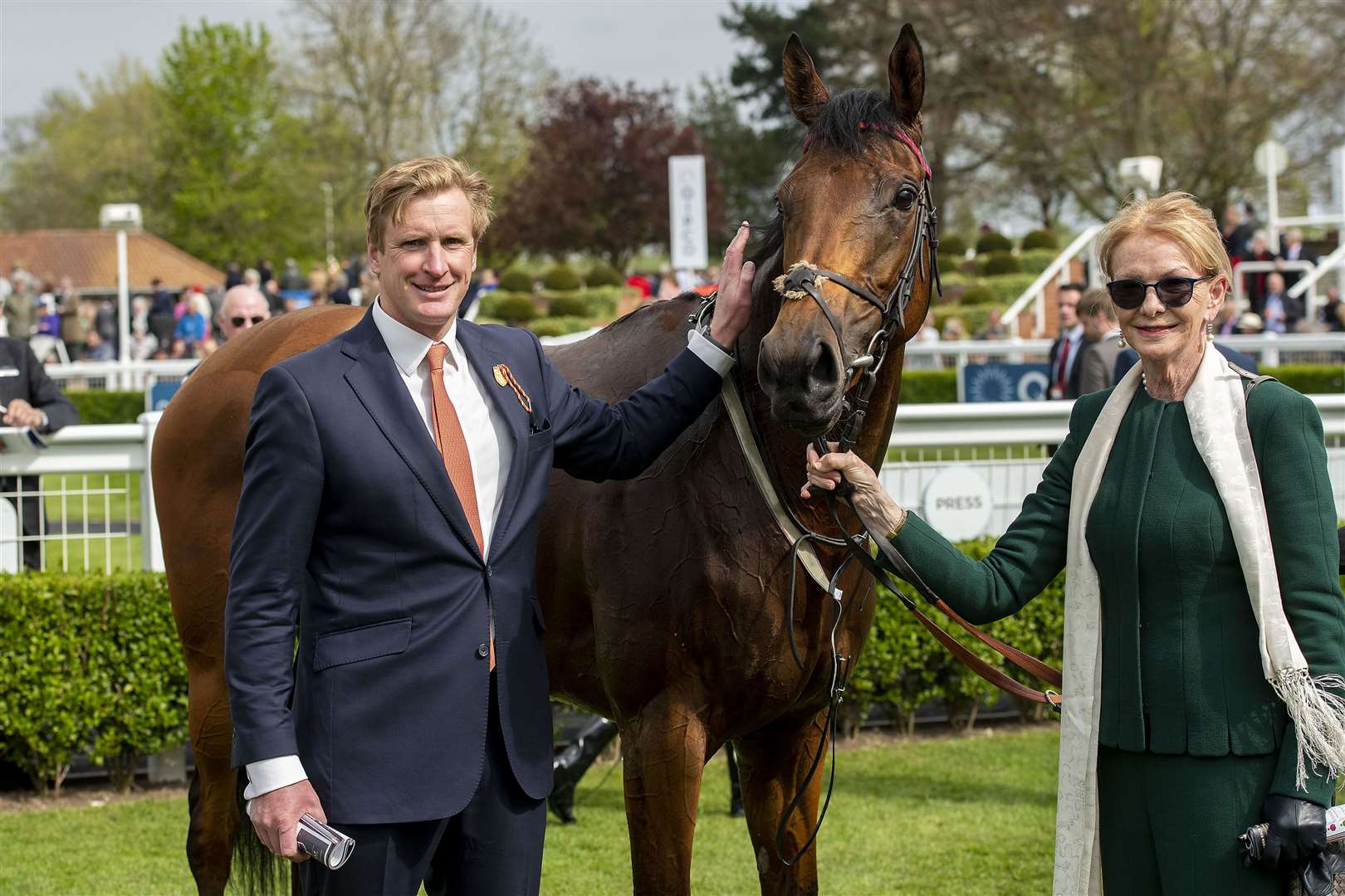 Walker with double Group 1 winner Dreamloper. Picture: Mark Westley.