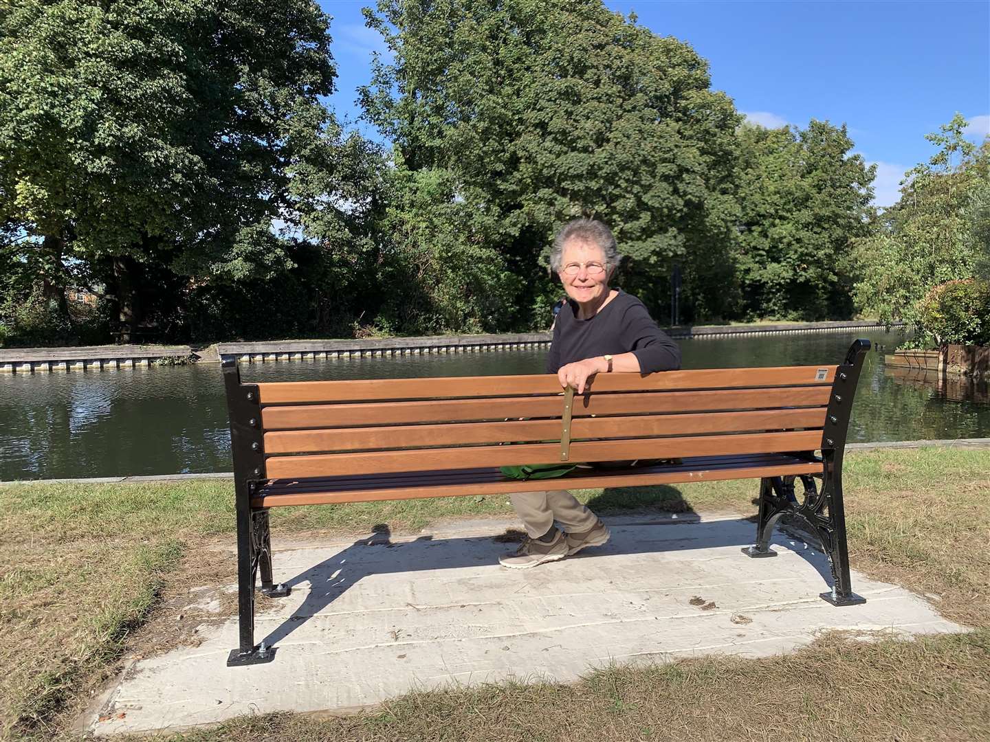 Martha Vickers on the replacement bench at West Mills (51636777)